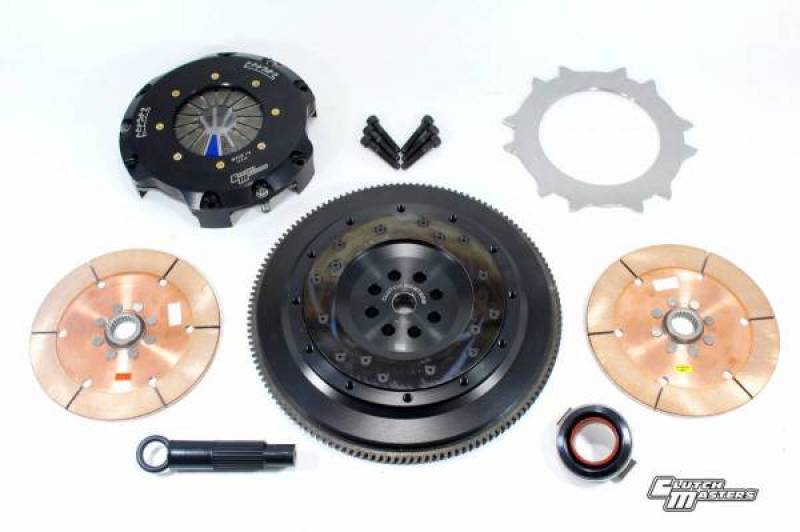 Clutch Masters 17-18 Honda Civic 1.5L Turbo (EX/Si) Race Twin-Disc Clutch Kit w/Alum Flywheel 08150-TD7R-A