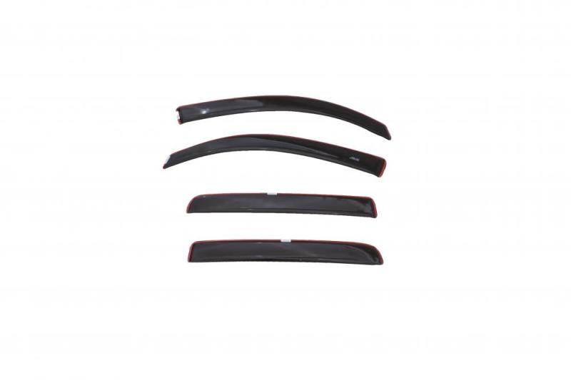 AVS 16-18 Toyota Tacoma Access Cab Low Profile Color Match Ventvisors 4pc - Black 994036-202 Main Image