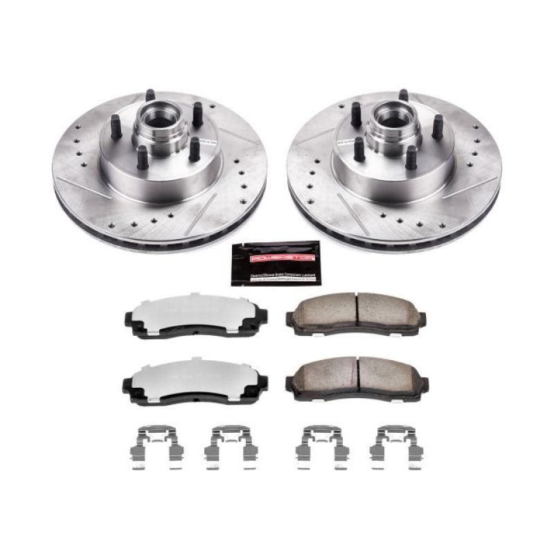 PowerStop PSB Z36 Truck & Tow Kit Brakes, Rotors & Pads Brake Kits - Performance D&S main image