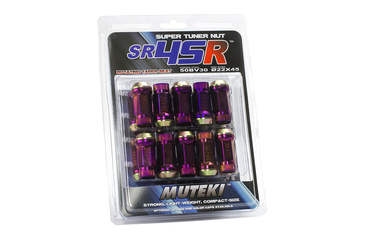 Muteki SR45R Burned Open Ended Lug Nuts (M12 x 1.25) (32935RN)