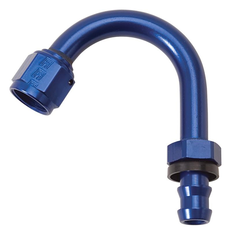 Russell Performance -6 AN Twist-Lok 120 Degree Hose End (9/16in Radius) 626000 Main Image