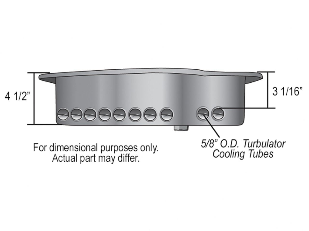 Derale Trans Cooling Pan (GM TH400 Deep)