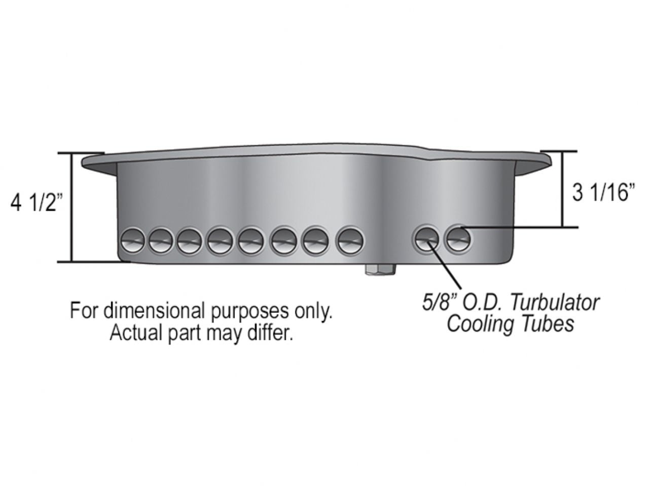 Derale Trans Cooling Pan (GM TH350)