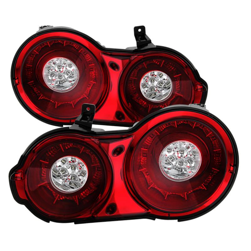 Spyder 09-15 Nissan GTR LED Tail Lights Red Clear ALT-YD-NGTR09-LED-RC 5082008 Main Image