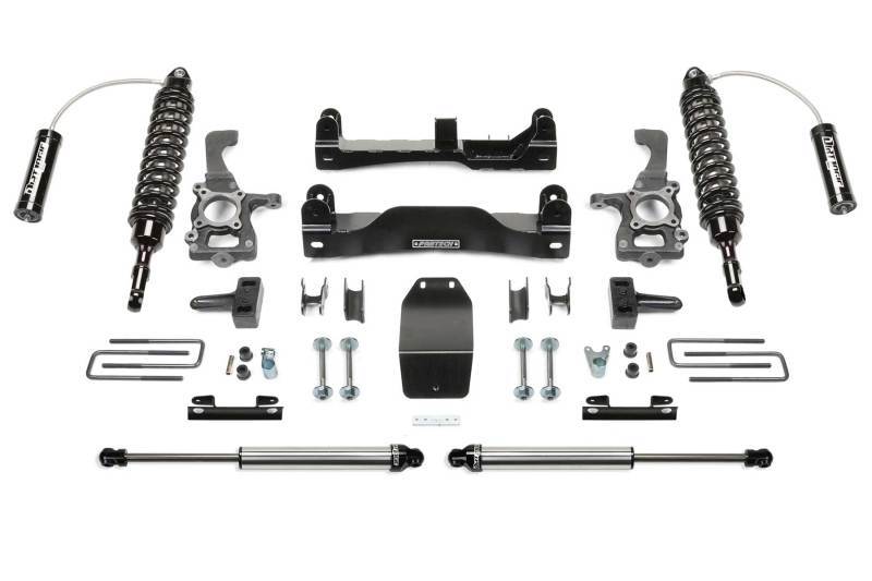 Fabtech 09-13 Ford F150 4WD 4in Perf. System w/DL 2.5 Resi Coilovers & Rear DL Shocks K2198DL Main Image