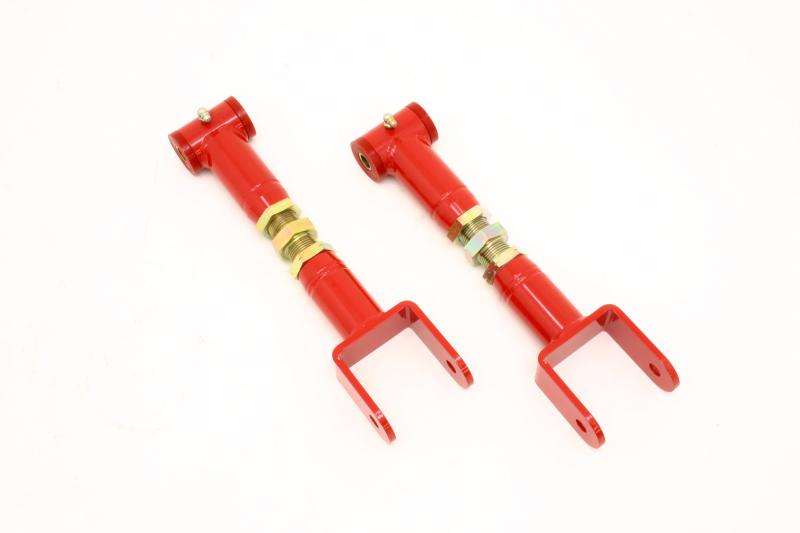 BMR 91-96 B-Body Upper Control Arms On-Car Adj. Extended Length (Polyurethane) - Red UTCA002R Main Image