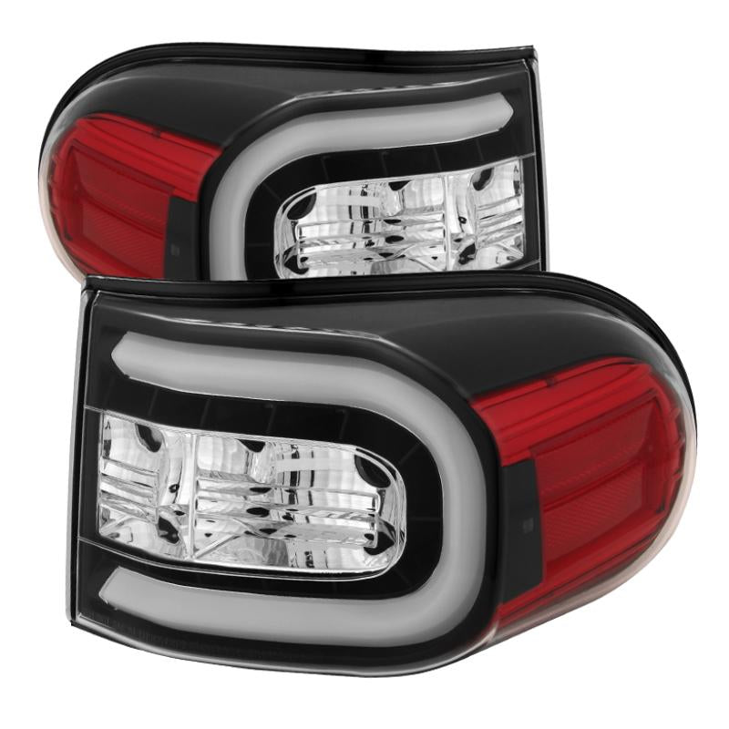 Spyder Toyota FJ Cruiser 07-13 Light Bar LED Tail Lights Black ALT-YD-TFJ07-LBLED-BK 5079442 Main Image