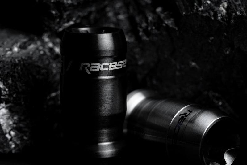 Raceseng TNR-1 Titanium Lug Nut (Single) - M12x1.25mm / Conical 60 Deg. Floating Seat - Brushed Blk 010230BRB-010216