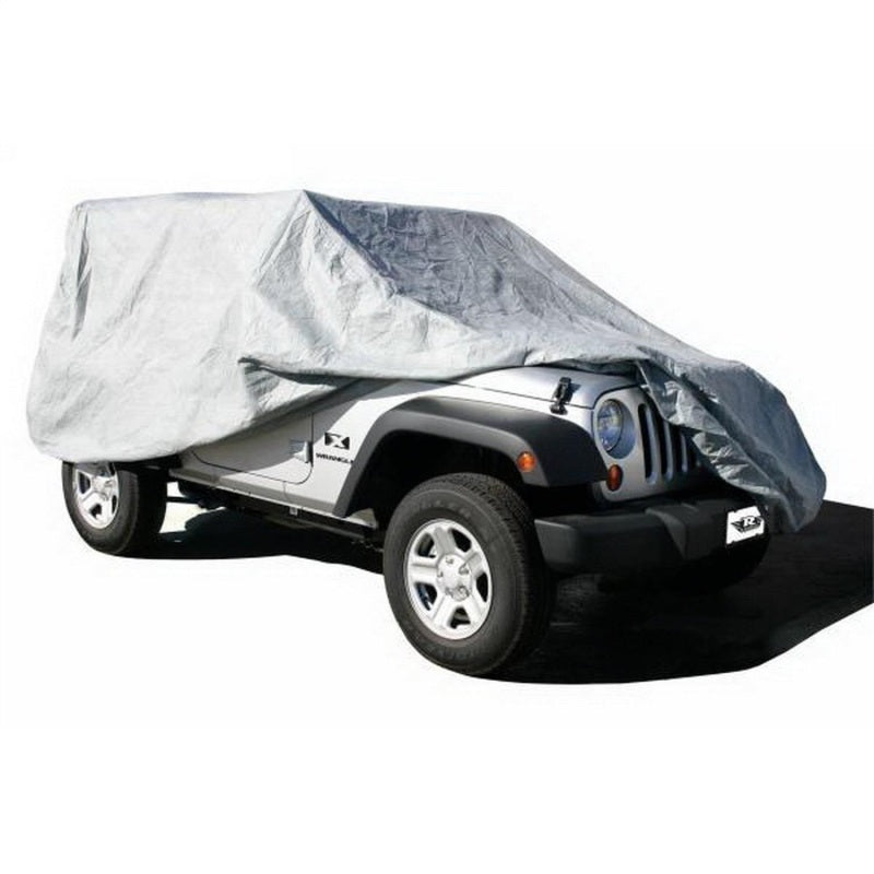 Rampage 2007-2018 Jeep Wrangler(JK) Unlimited Car Cover - Grey 1204