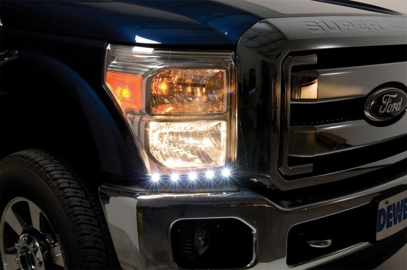 Putco 08-10 Ford SuperDuty - Black LED DayLiner G2 270130B Main Image