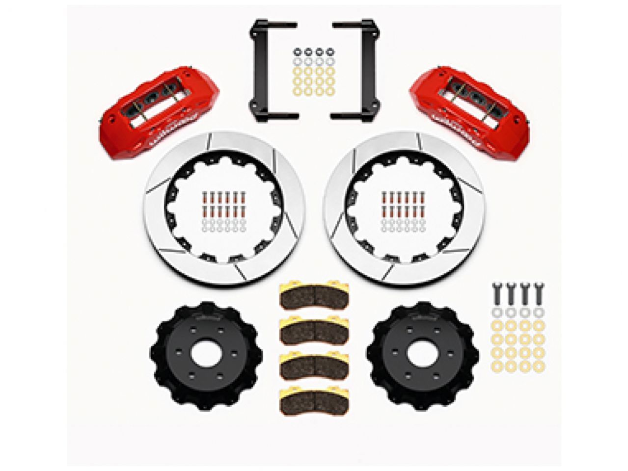 Wilwood TX6R Front Kit, 16.00", Red, 1999-2014 GM Truck/SUV