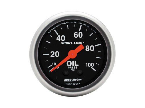 Autometer Oil Pressure Gauge 3321 Item Image