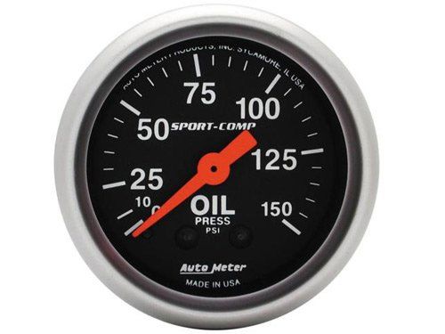 Autometer Oil Pressure Gauge 3323 Item Image