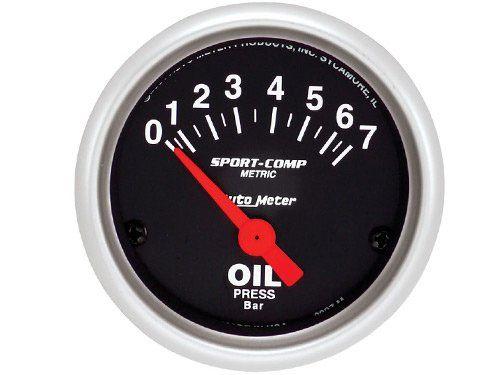 Autometer Oil Pressure Gauge 3327-M Item Image
