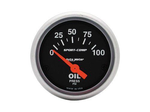 Autometer Oil Pressure Gauge 3327 Item Image
