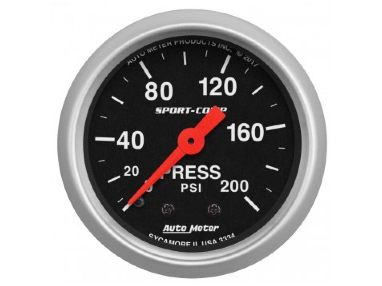 Autometer Oil Pressure Gauge 3334 Item Image