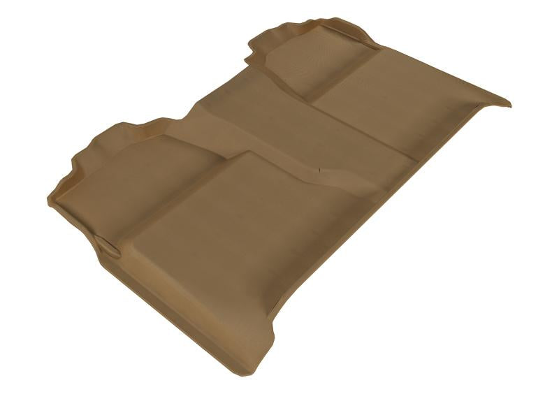 3D MAXpider 2007-2013 Chevrolet Silverado Crew Cab Kagu 2nd Row Floormats - Tan L1CH04721502 Main Image