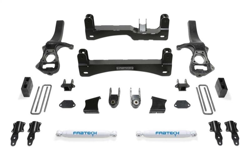 Fabtech 2019 GM C1500 2WD 6in Basic System w/Perf. Shocks K1150 Main Image