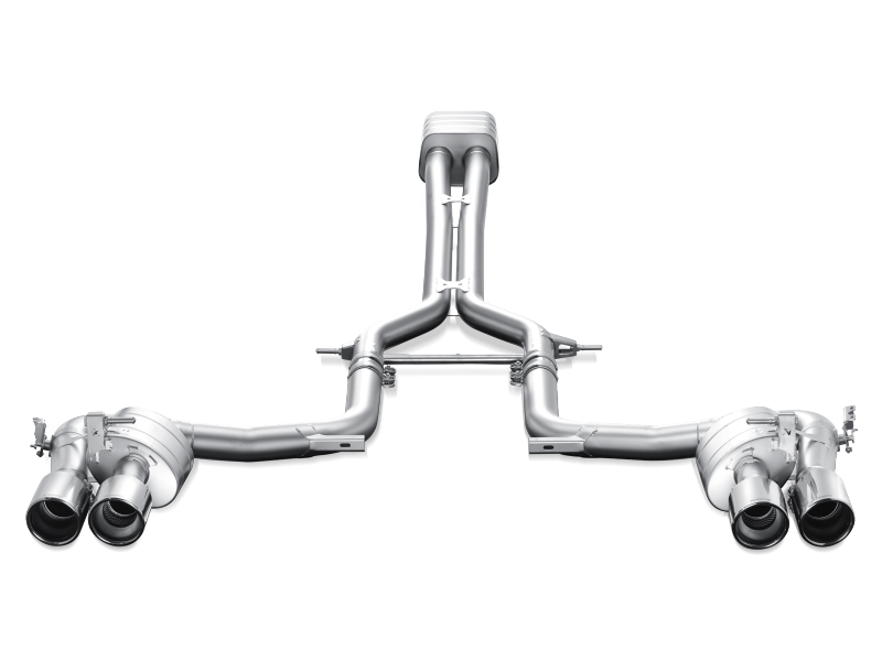 Akrapovic 09-13 Porsche Panamera (970) Evolution Line Cat Back (Titanium) w/ Titanium Tips S-PO970E Main Image