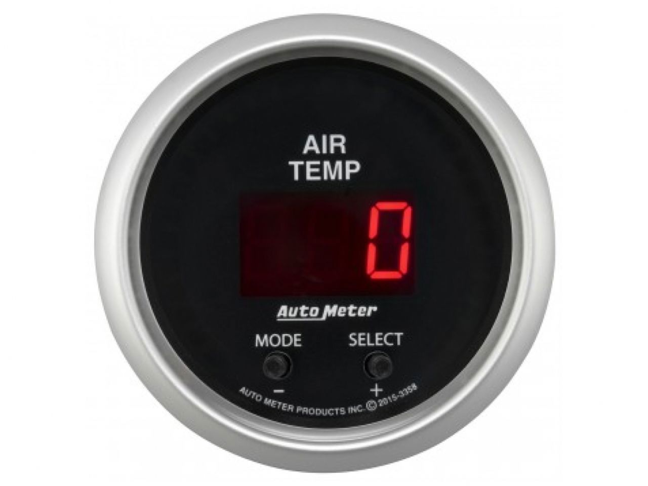 Autometer Gauge, Air Temp, Dual, 2 1/16", 0-300 Deg F, Digital, Sport-Comp