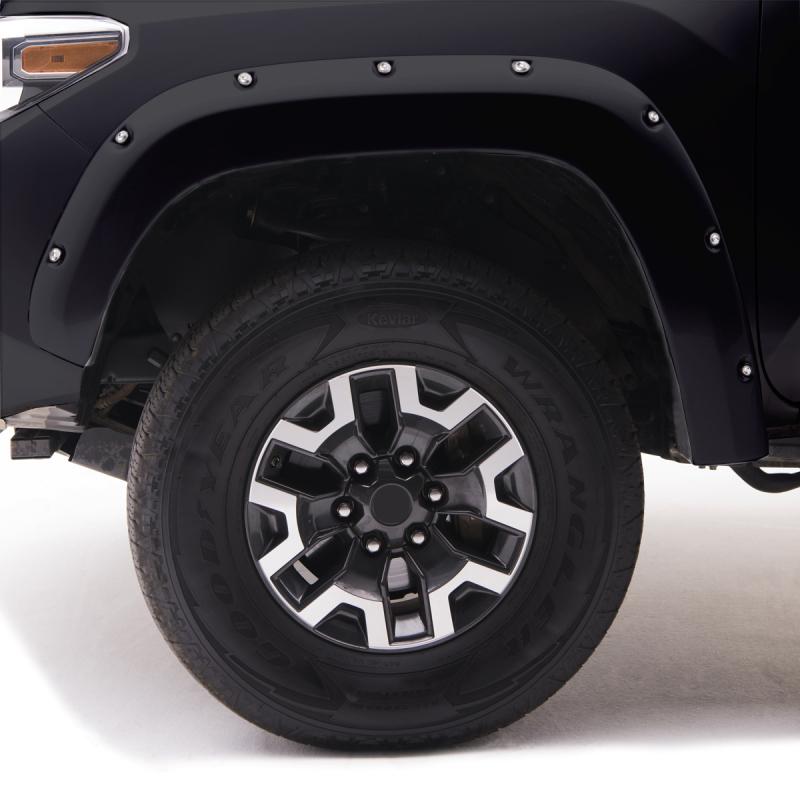 EGR 16+ Toyota Tacoma w/Mudflap Bolt-On Look Color Match Fender Flares - Set - Black 795084-202 Main Image