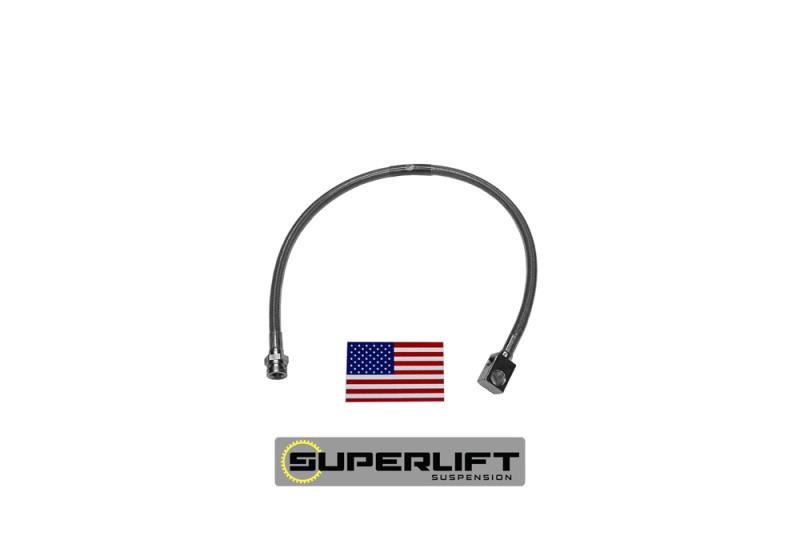 Superlift 77-86 Jeep CJ w/ 2-4in Lift Kit (Single) Bullet Proof Brake Hose 91405 Main Image