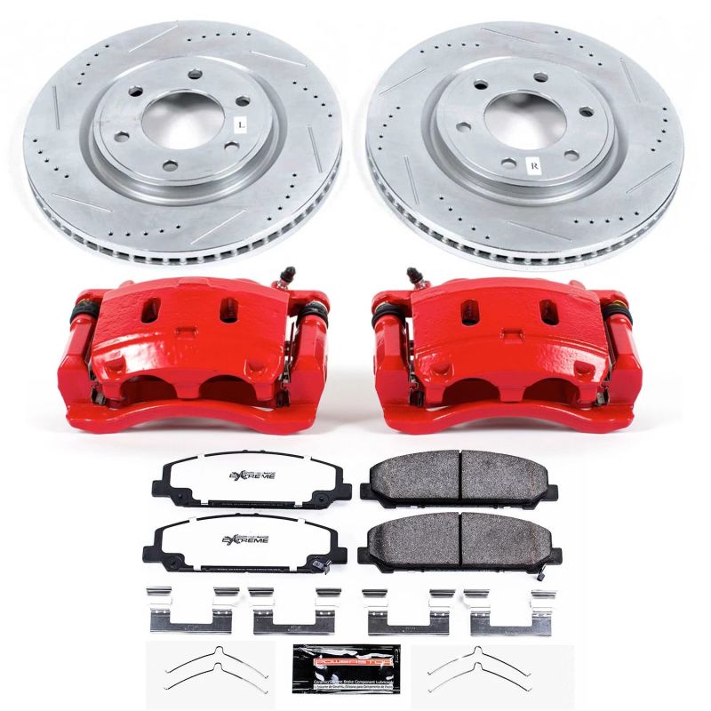 PowerStop PSB Z36 Truck & Tow Kit w/Cals Brakes, Rotors & Pads Brake Kits - Performance D&S main image