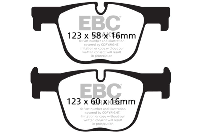 EBC brake Ultimax2 brake Pads UD1610 Main Image