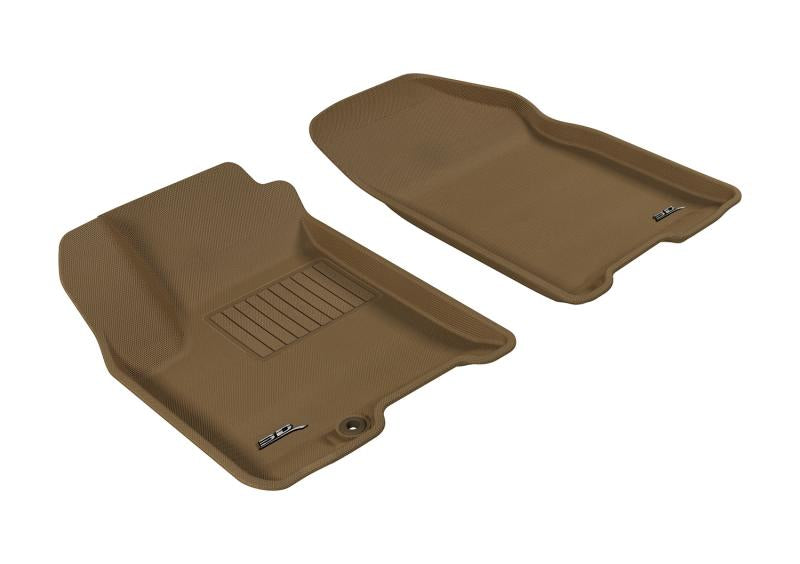 3D MAXpider 2007-2011 Chevrolet Aveo Kagu 1st Row Floormat - Tan L1CH00811502 Main Image