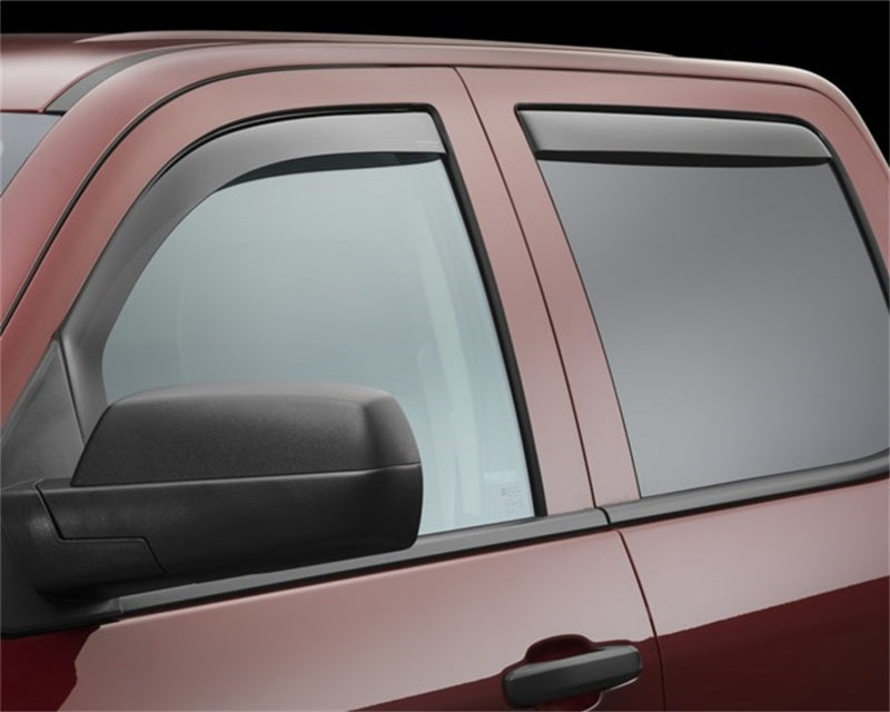 WeatherTech 14+ Chevrolet Silverado 1500 Front and Rear Side Window Deflectors