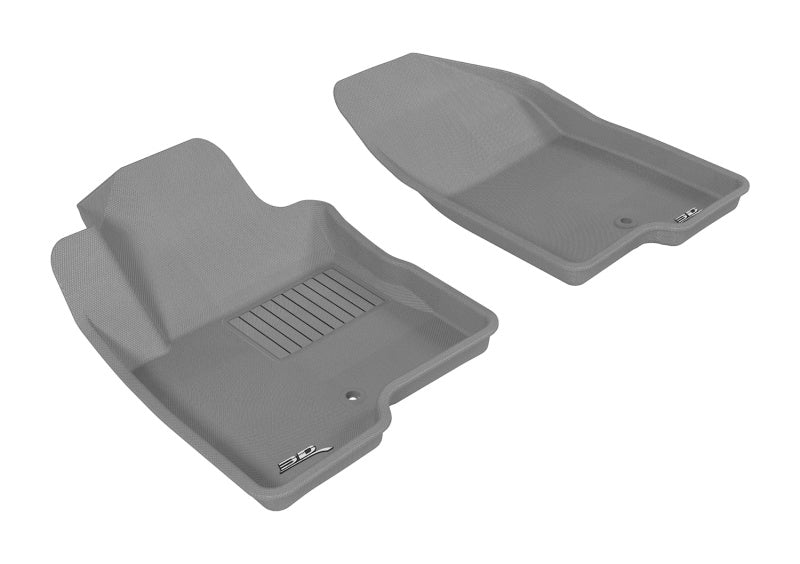 3D MAXpider 2007-2017 Jeep Compass/Patriot Kagu 1st Row Floormat - Gray L1JP00911501