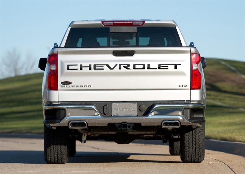 Putco 19-20 Chevy Silverado 1500 - Black Platinum Tailgate Letters CHEVROLET Chevrolet Letters 55550BPGM Main Image