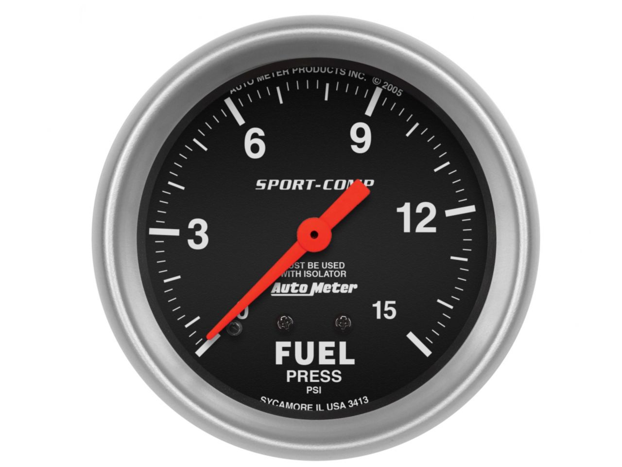 Autometer Fuel Pressure Gauge 3413 Item Image