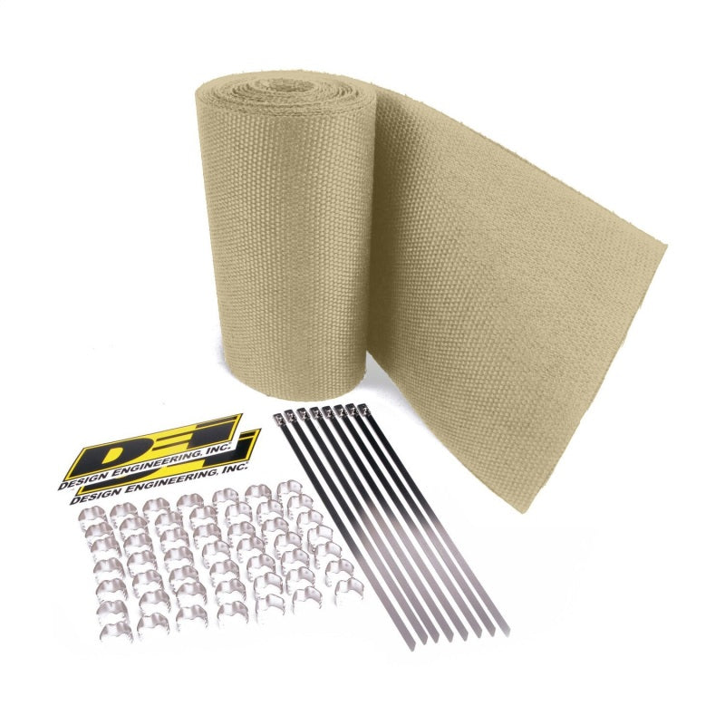 DEI Exhaust Wrap Kit - 4 and 6 Cylinder - Speed Sleeves - Tan 10114