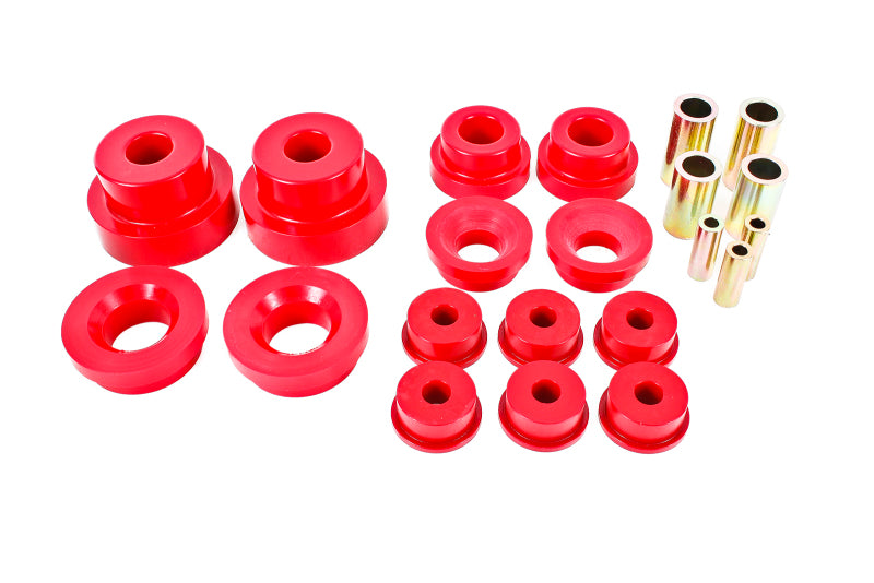 BMR 10-15 5th Gen Camaro Pro Version Rear Cradle Bushing Kit (BK024 BK029) - Red BK030