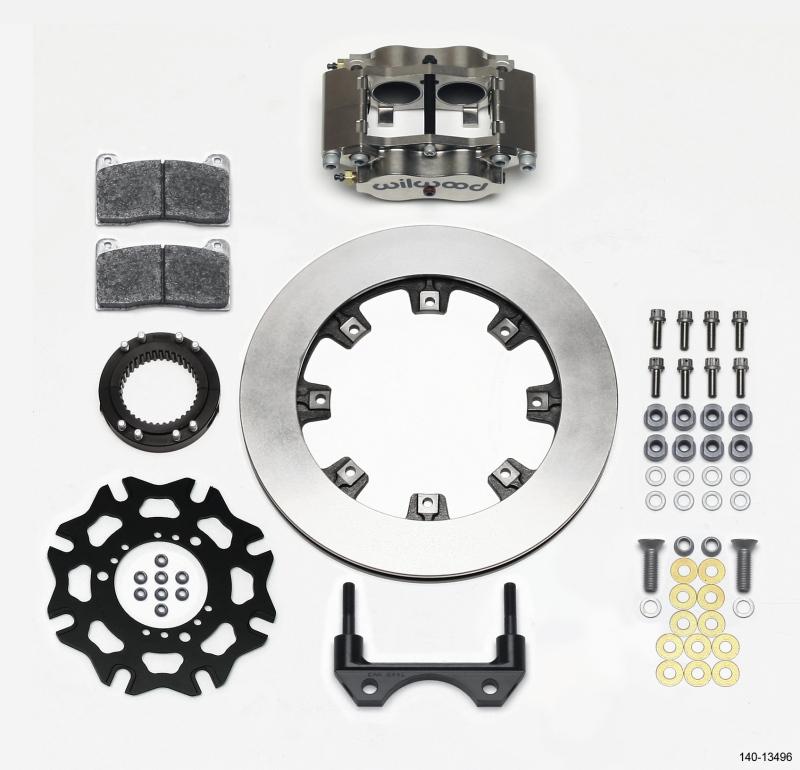 Wilwood Billet Narrow Dynalite Radial Mount Rear Inboard Sprint Kit 11.75in Vented Rotor 140-13496 Main Image