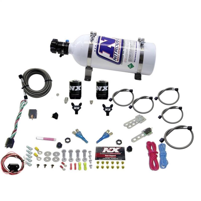 Nitrous Express 03-18 Nissan 350Z/370Z Dual Nozzle (35-150HP) w/5lb Bottle Bottle 20716-05 Main Image