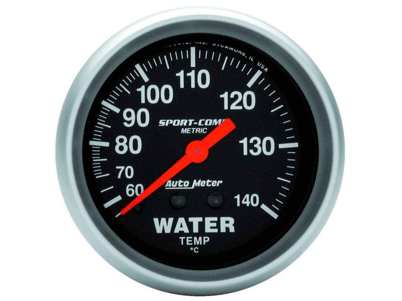 Autometer Water Temp Gauge 3431-M Item Image