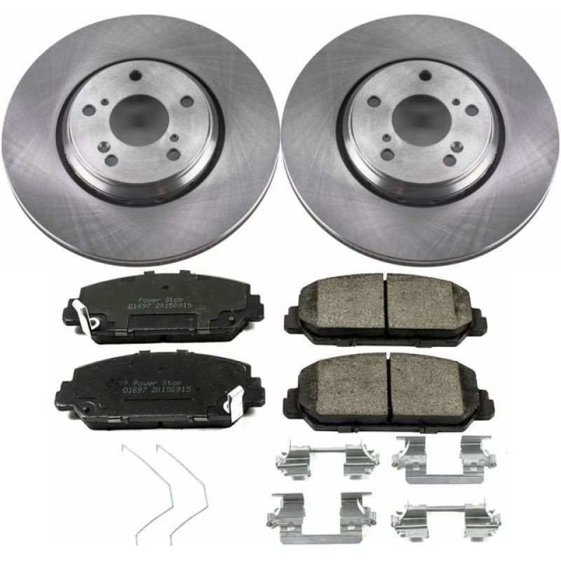 PowerStop PSB Autospecialty Kit Brakes, Rotors & Pads Brake Kits - OE main image