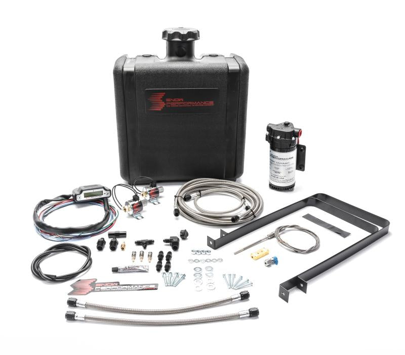 Snow Performance Chevy/GMC Stg 3 Boost Cooler Water Injection Kit (SS Braided Line 4AN Fittings) SNO-530-BRD Main Image