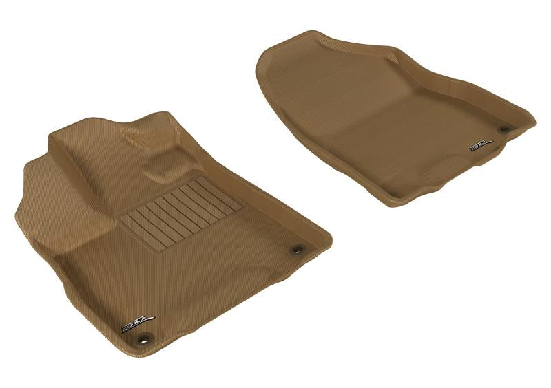3D MAXpider 2014-2020 Acura MDX Kagu 1st Row Floormat - Tan L1AC00611502 Main Image