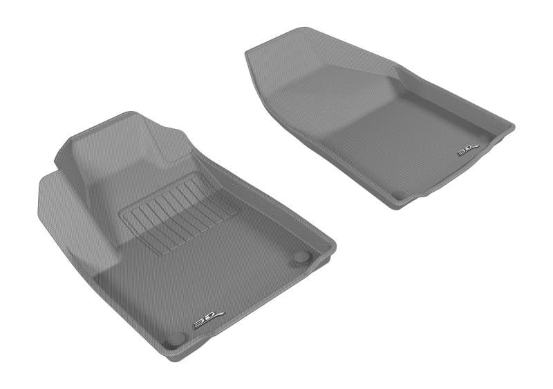 3D MAXpider 2015-2020 Jeep Cherokee Kagu 1st Row Floormat - Gray L1JP01511501 Main Image