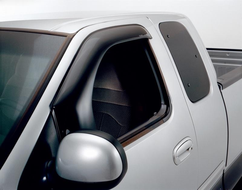 AVS 02-06 Cadillac Escalade Aerovisor Front Outside Mount Window Deflector 2pc - Smoke 95454 Main Image