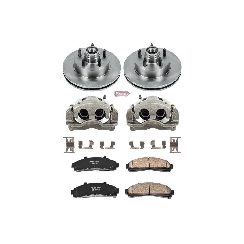 PowerStop PSB Autospecialty Kit w/Cals Brakes, Rotors & Pads Brake Kits - OE main image