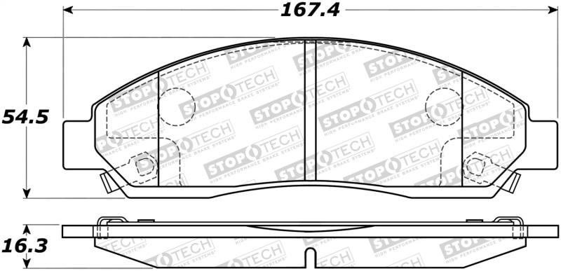 StopTech Street Brake Pads 308.10390 Main Image