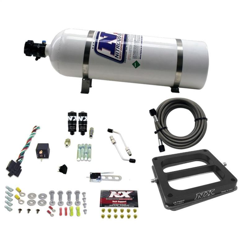 Nitrous Express Dominator Hitman Plus Nitrous Kit (50-200HP) w/15lb Bottle 40071-15 Main Image