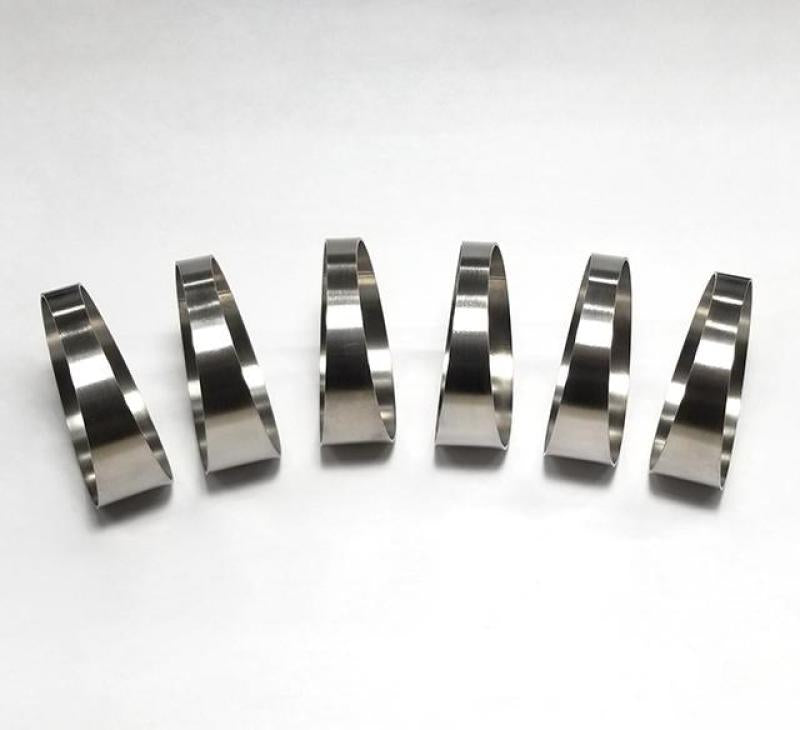 Ticon Industries 2.36in 7.5 Degree 1.5D/3.54in CLR Loose Radius 1mm Wall Titanium Pie Cuts - 6pk 109-06002-0003 Main Image