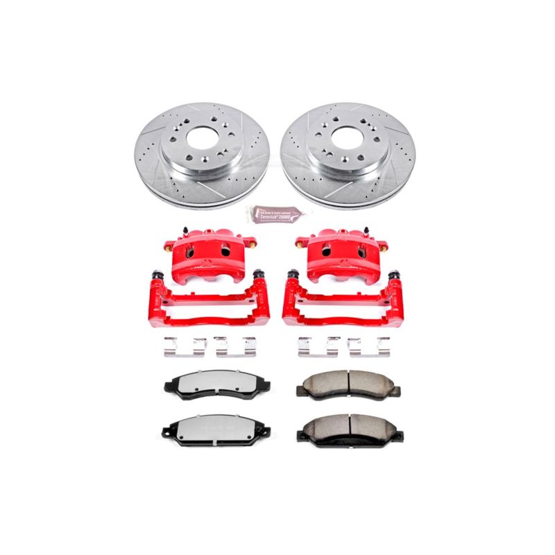 PowerStop PSB Z36 Truck & Tow Kit w/Cals Brakes, Rotors & Pads Brake Kits - Performance D&S main image