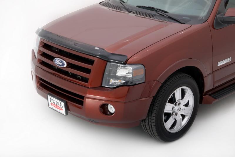 AVS 07-17 Ford Expedition Bugflector Medium Profile Hood Shield - Smoke 23241 Main Image