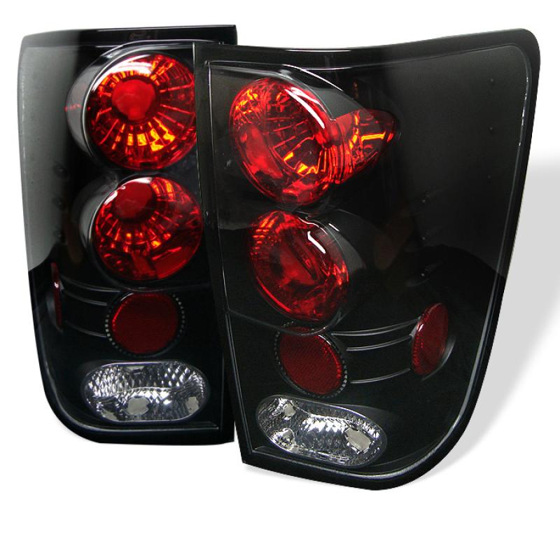 Spyder Nissan Titan 04-14 Euro Style Tail Lights Black ALT-YD-NTI04-BK 5007025 Main Image